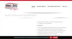 Desktop Screenshot of immobau-gmbh.de